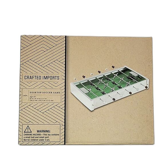 Crafted Imports Mini Tabletop Futbol Foosball Soccer Game Brand New - Picture 1 of 12